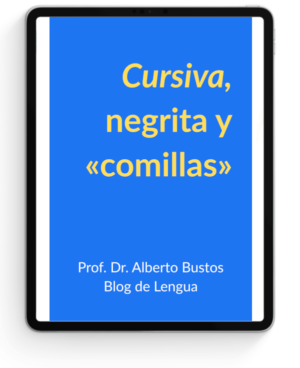 Cubierta de Cursiva, negrita y comillas (manual en PDF)